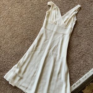 Ivory Silk Wedding Dress